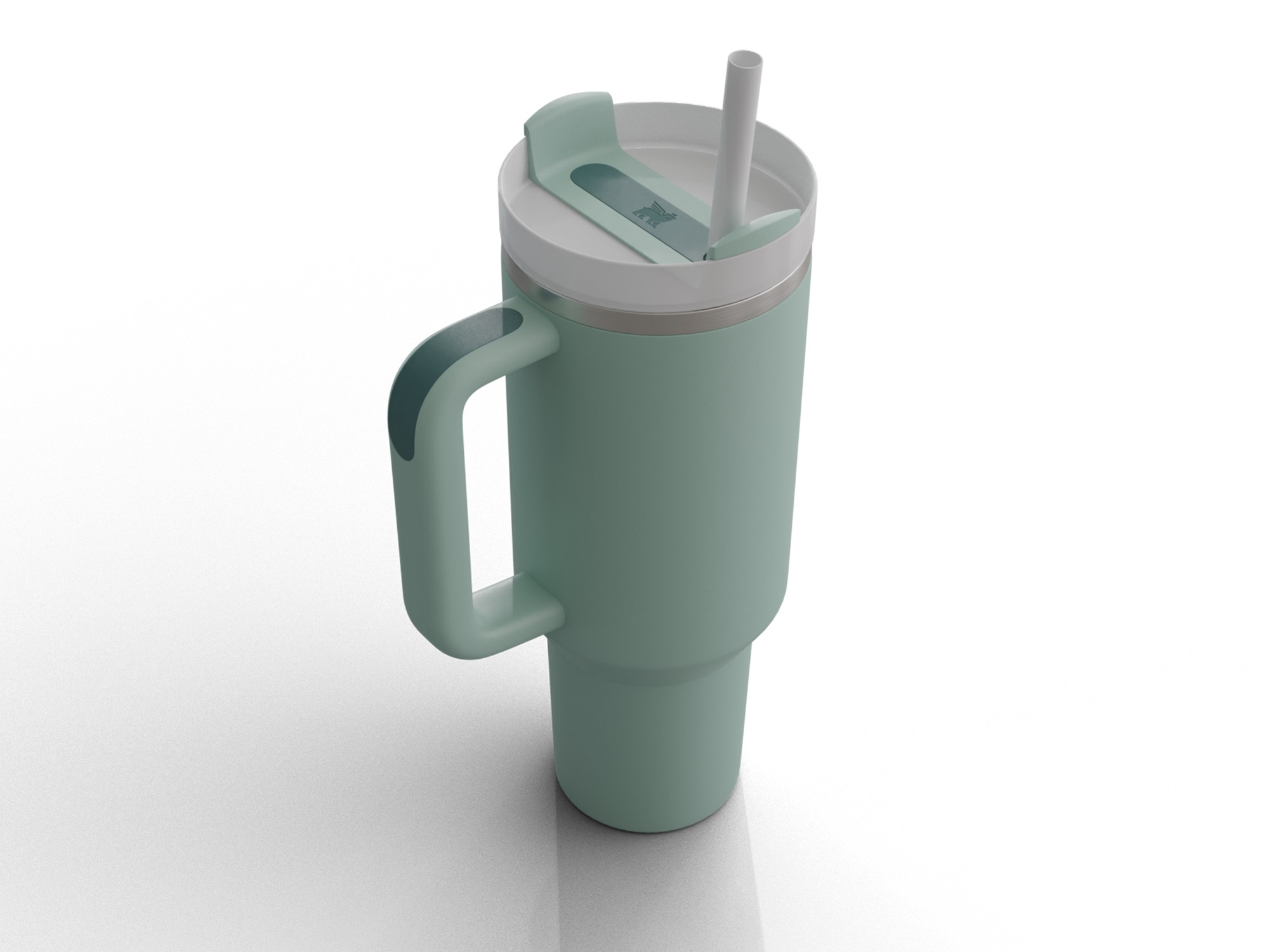 Stanley cup  Low-poly 3D model_7
