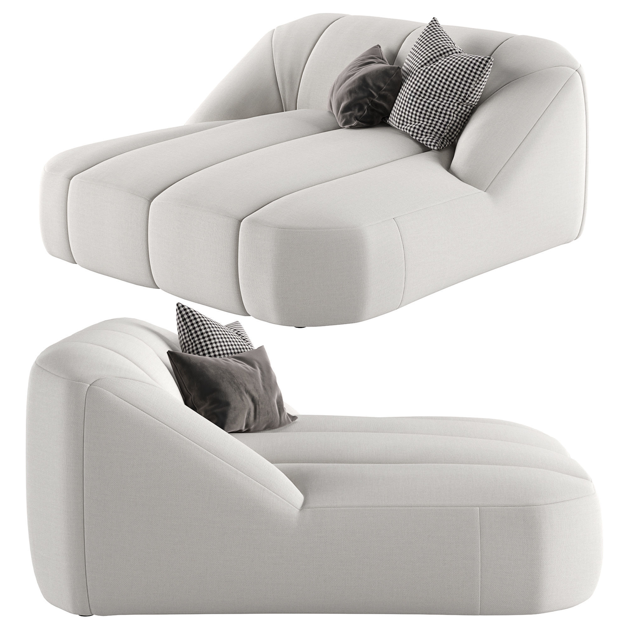 Lounger Cloud by Gallotti and Radice 3D model_4