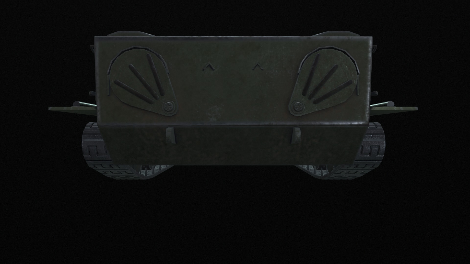 Asset - Army - PT 76 - 3D MODEL Low-poly Low-poly 3D model_46