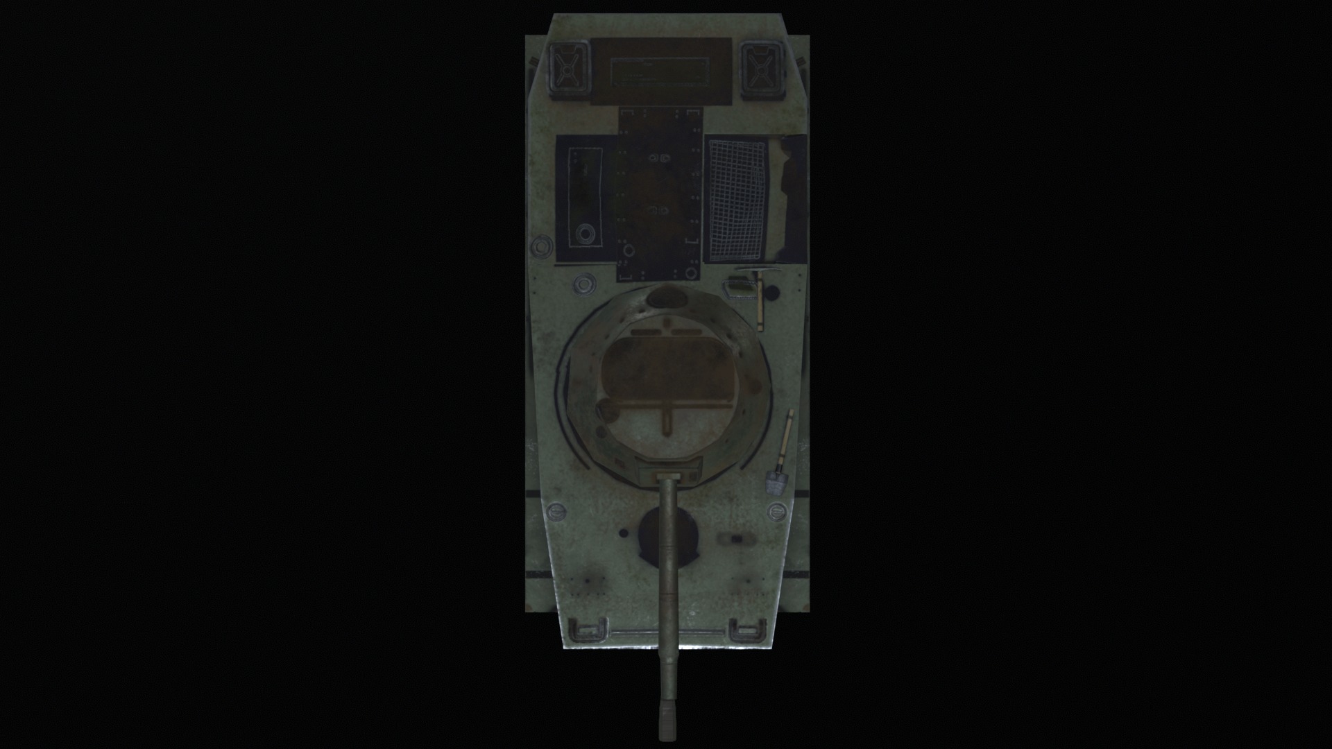 Asset - Army - PT 76 - 3D MODEL Low-poly Low-poly 3D model_13