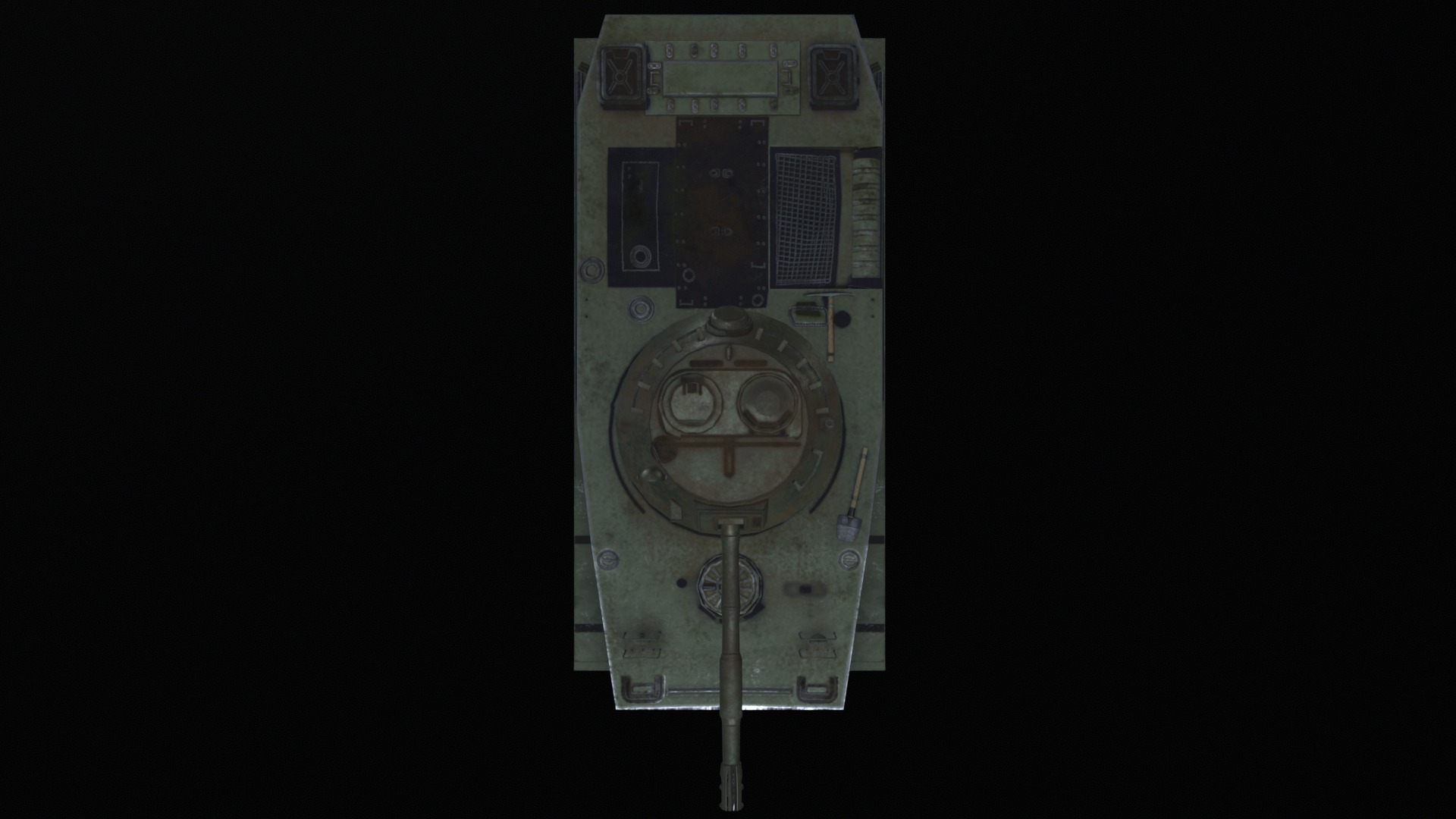 Asset - Army - PT 76 - 3D MODEL Low-poly Low-poly 3D model_17