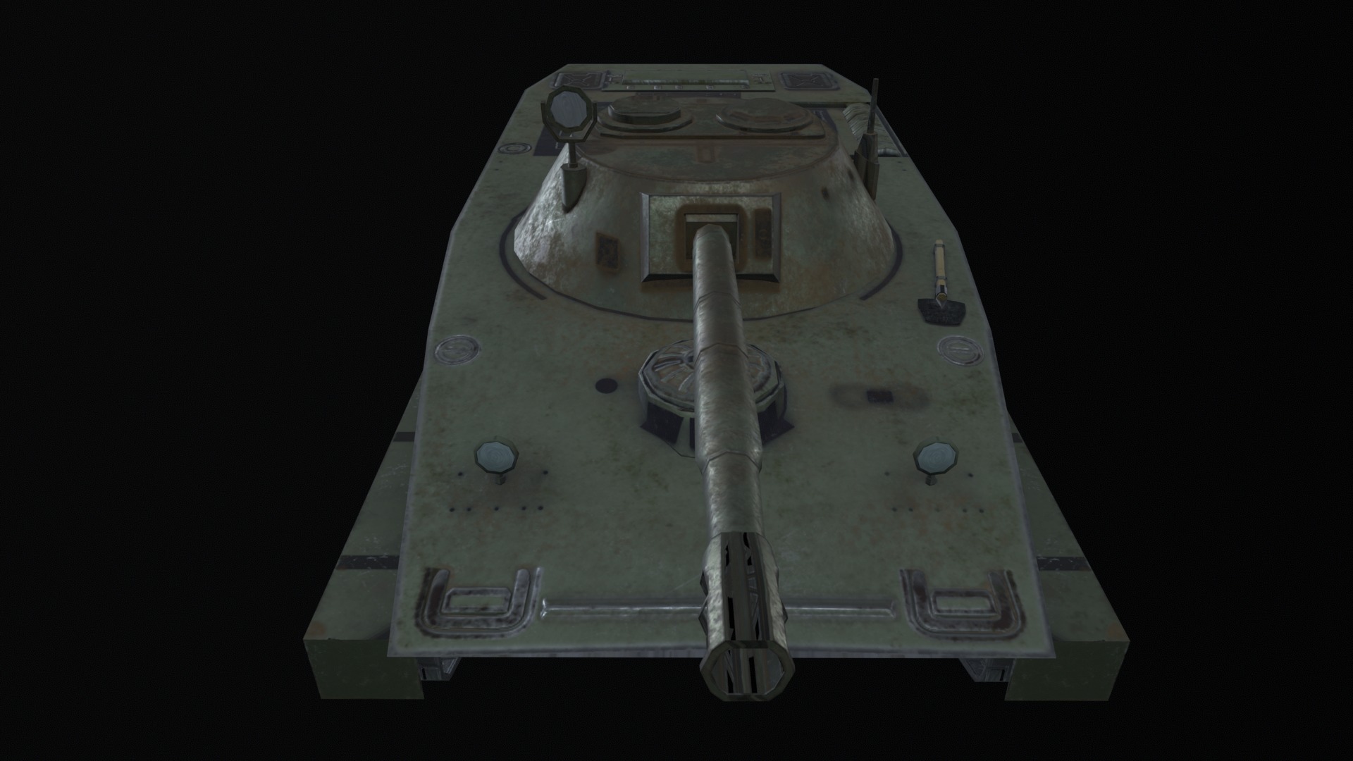 Asset - Army - PT 76 - 3D MODEL Low-poly Low-poly 3D model_50