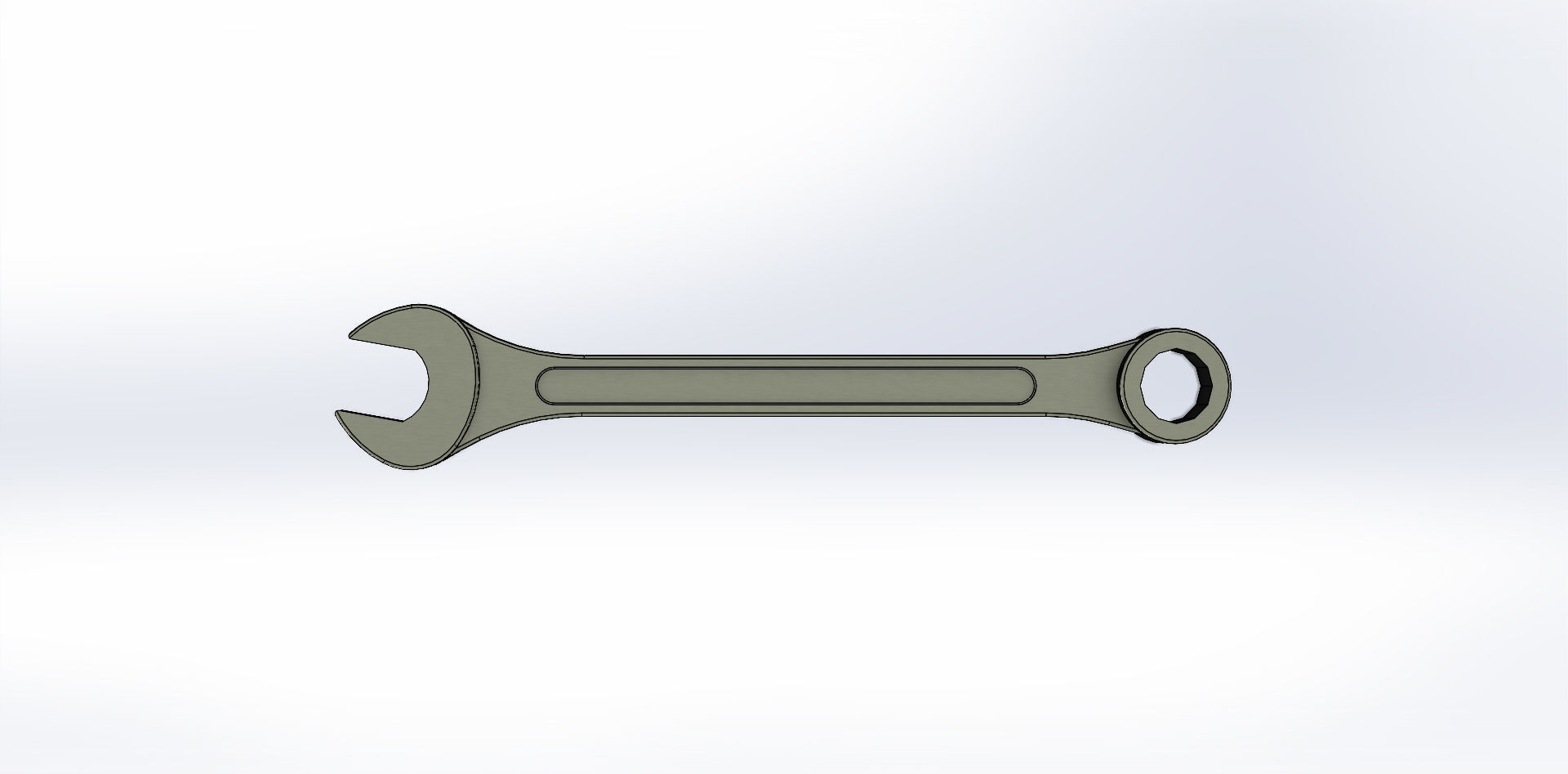 Chave Combinada Catraca 5-8 Pol Ratchet Combination Wrench 3D model_4