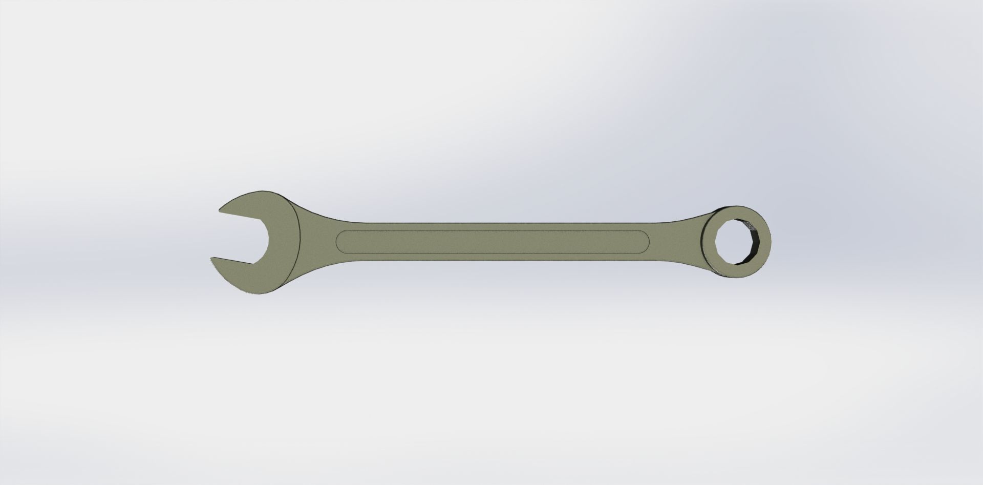 Chave Combinada Catraca 5-8 Pol Ratchet Combination Wrench 3D model_5