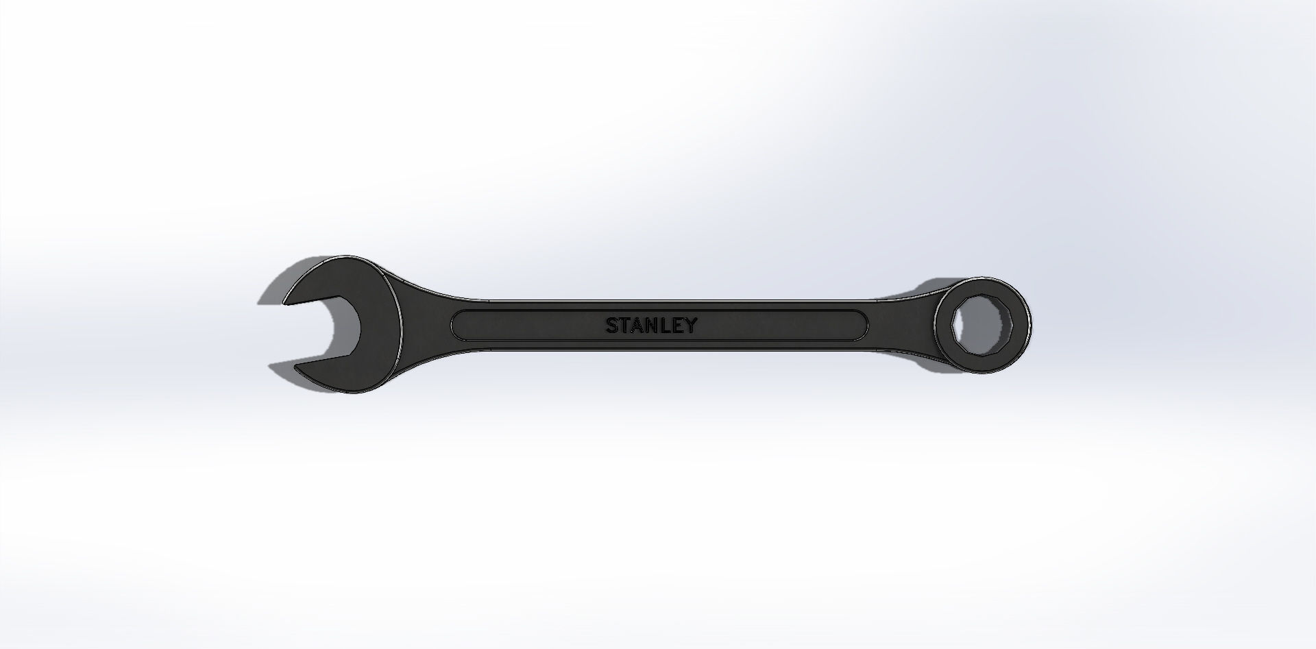 Chave Combinada Catraca 5-8 Pol Ratchet Combination Wrench 3D model_16