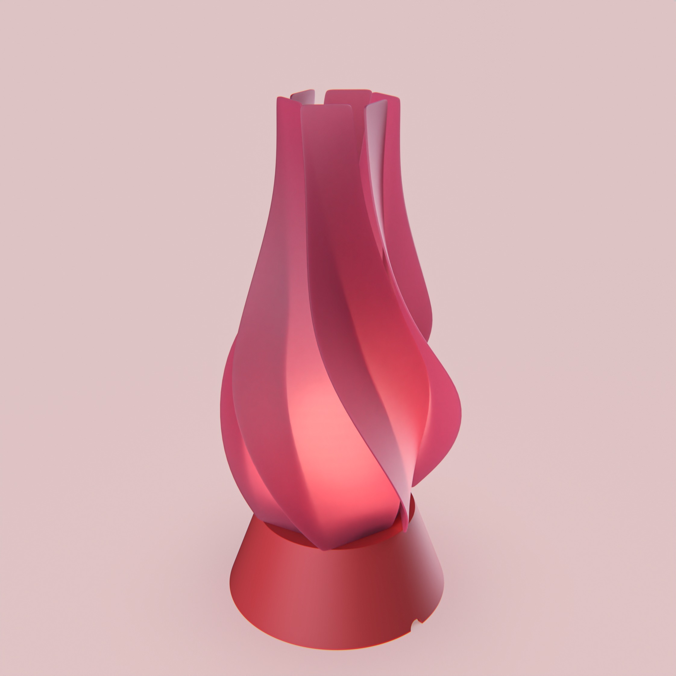 fire flaming lamp 3D print model_3