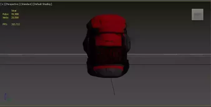 Game-Ready Low Poly Backpack