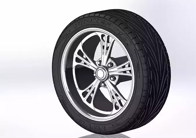 Custom wheel US Mags Venom for your scale model