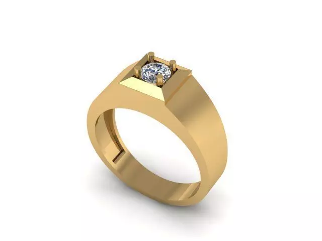 wedding ring for men 3D print model