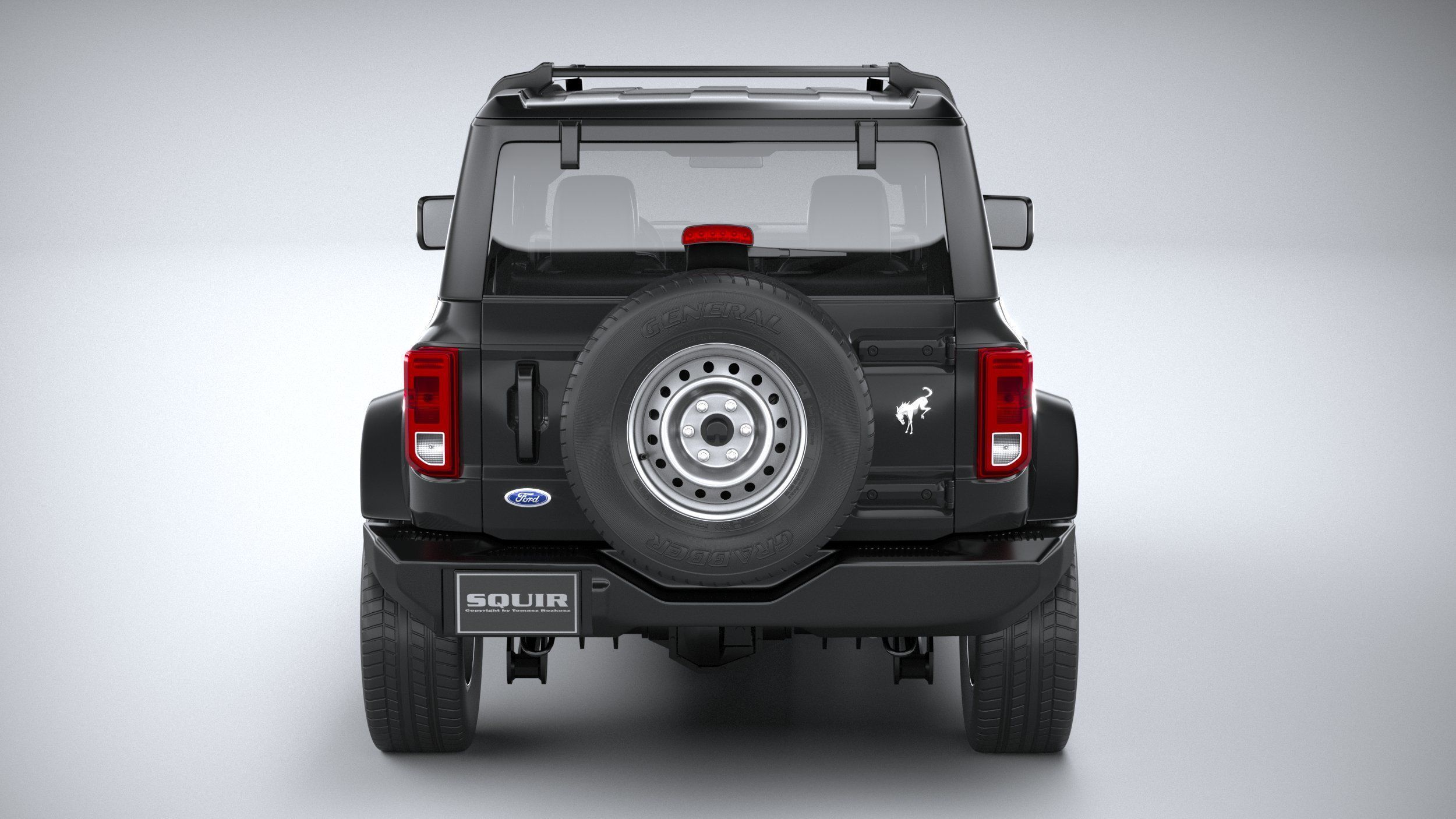 Bronco Base 4-Door 2021 3D model_4