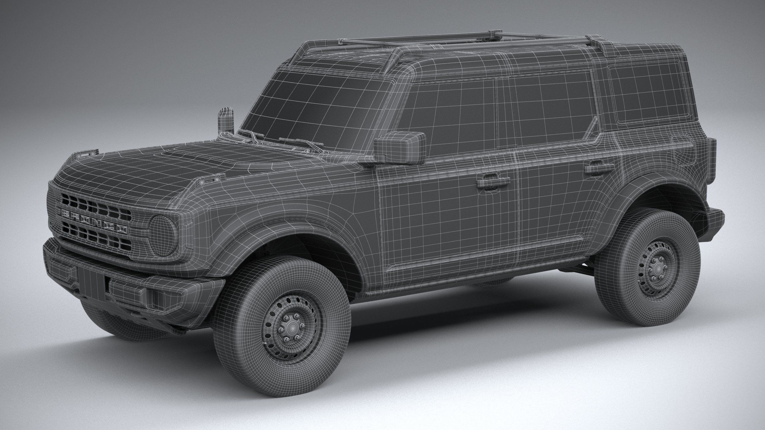 Bronco Base 4-Door 2021 3D model_41