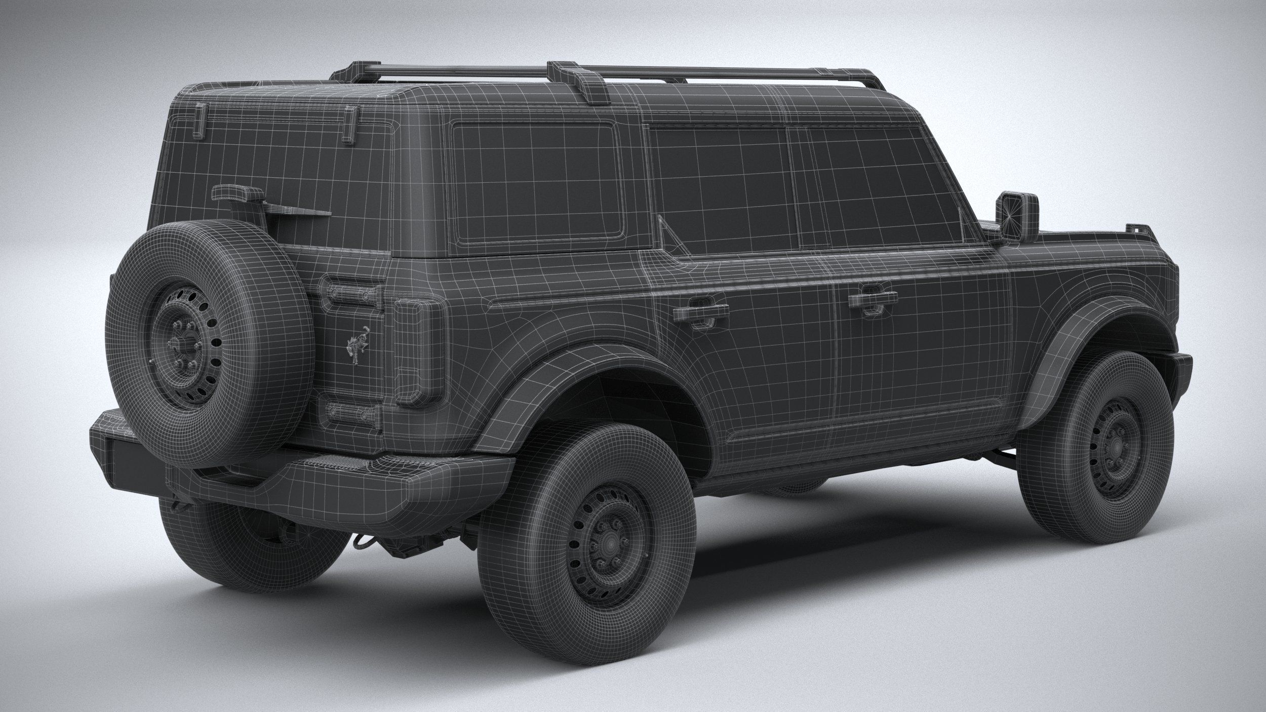 Bronco Base 4-Door 2021 3D model_42