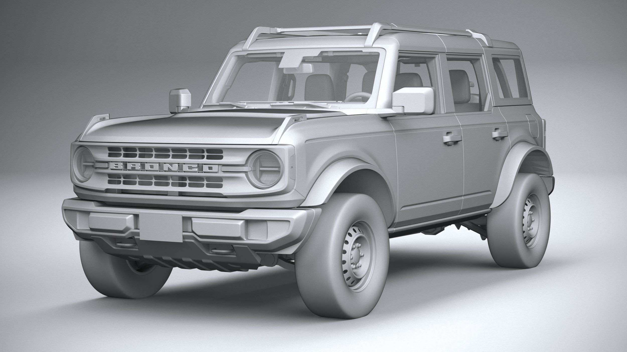 Bronco Base 4-Door 2021 3D model_26