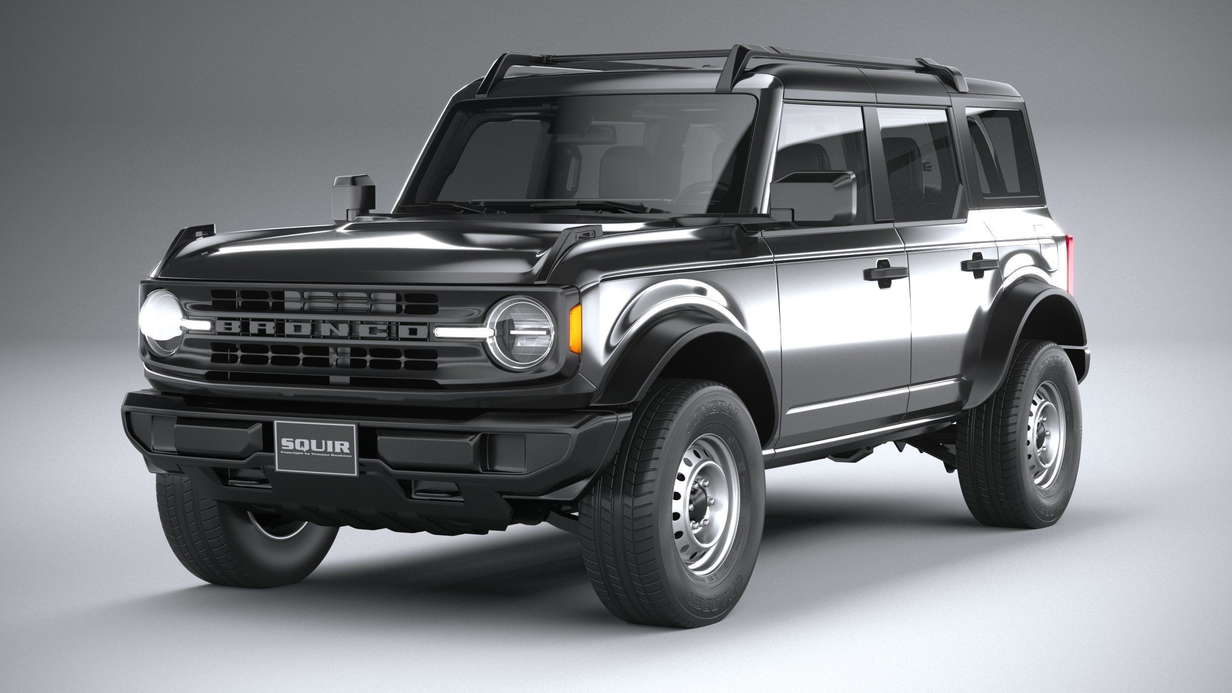 Bronco Base 4-Door 2021 3D model_2