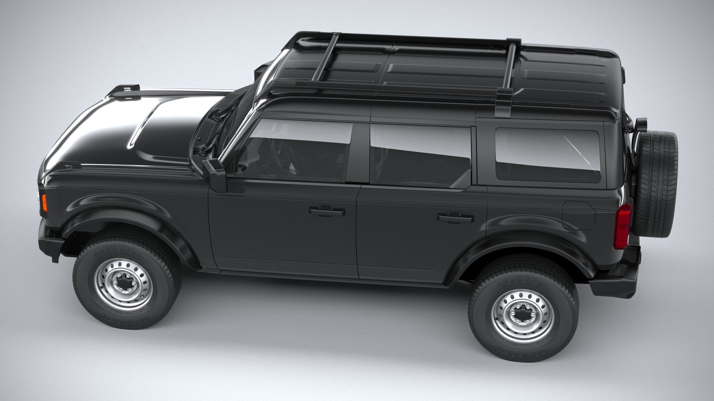 Bronco Base 4-Door 2021 3D model_9