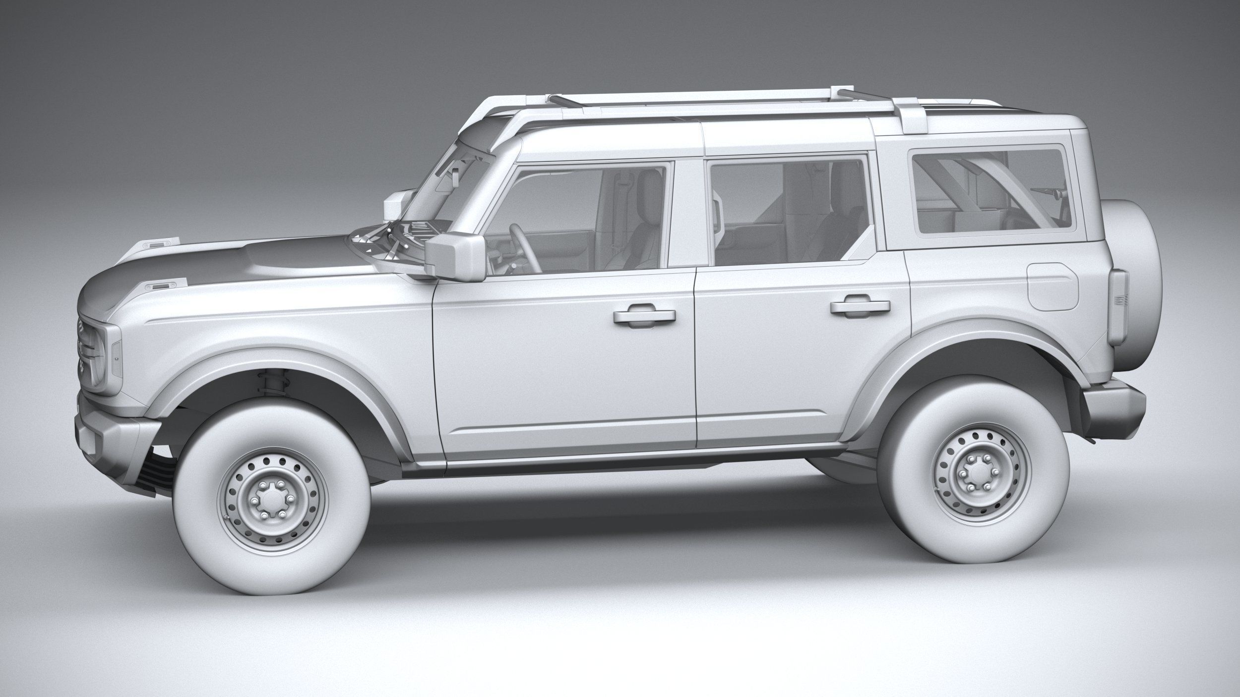 Bronco Base 4-Door 2021 3D model_28
