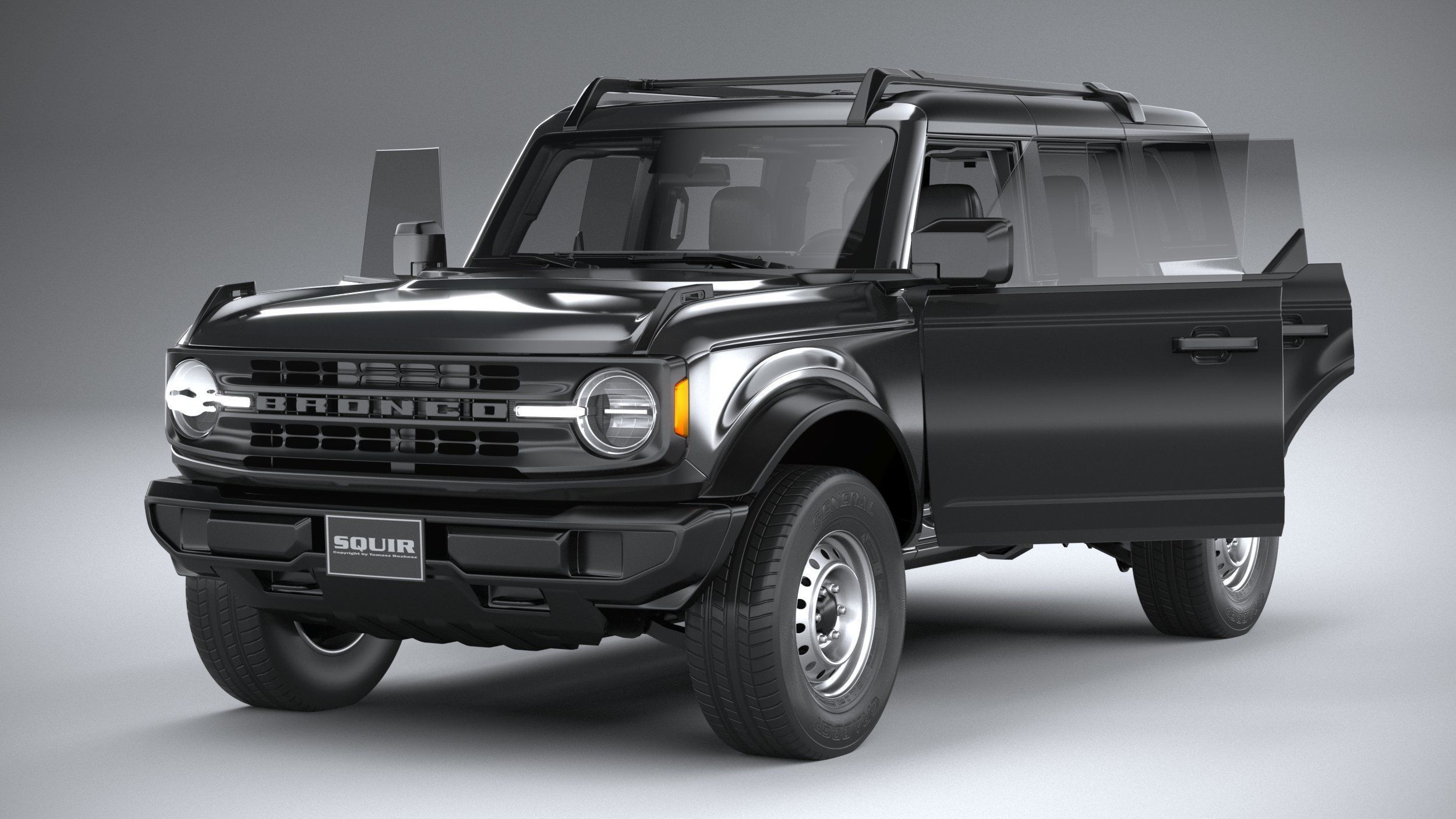 Bronco Base 4-Door 2021 3D model_20