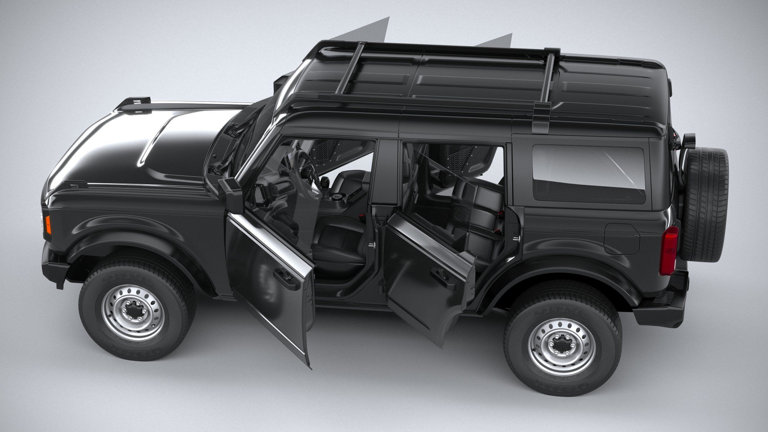 Bronco Base 4-Door 2021 3D model_23