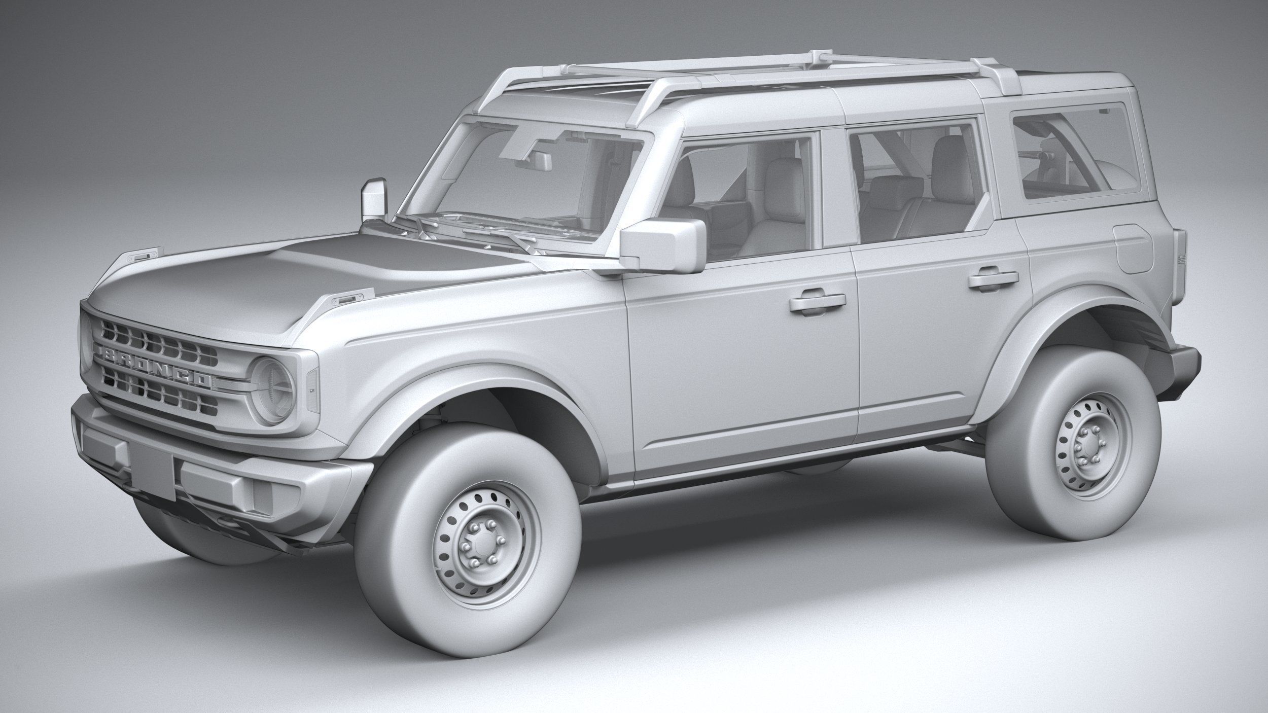 Bronco Base 4-Door 2021 3D model_25