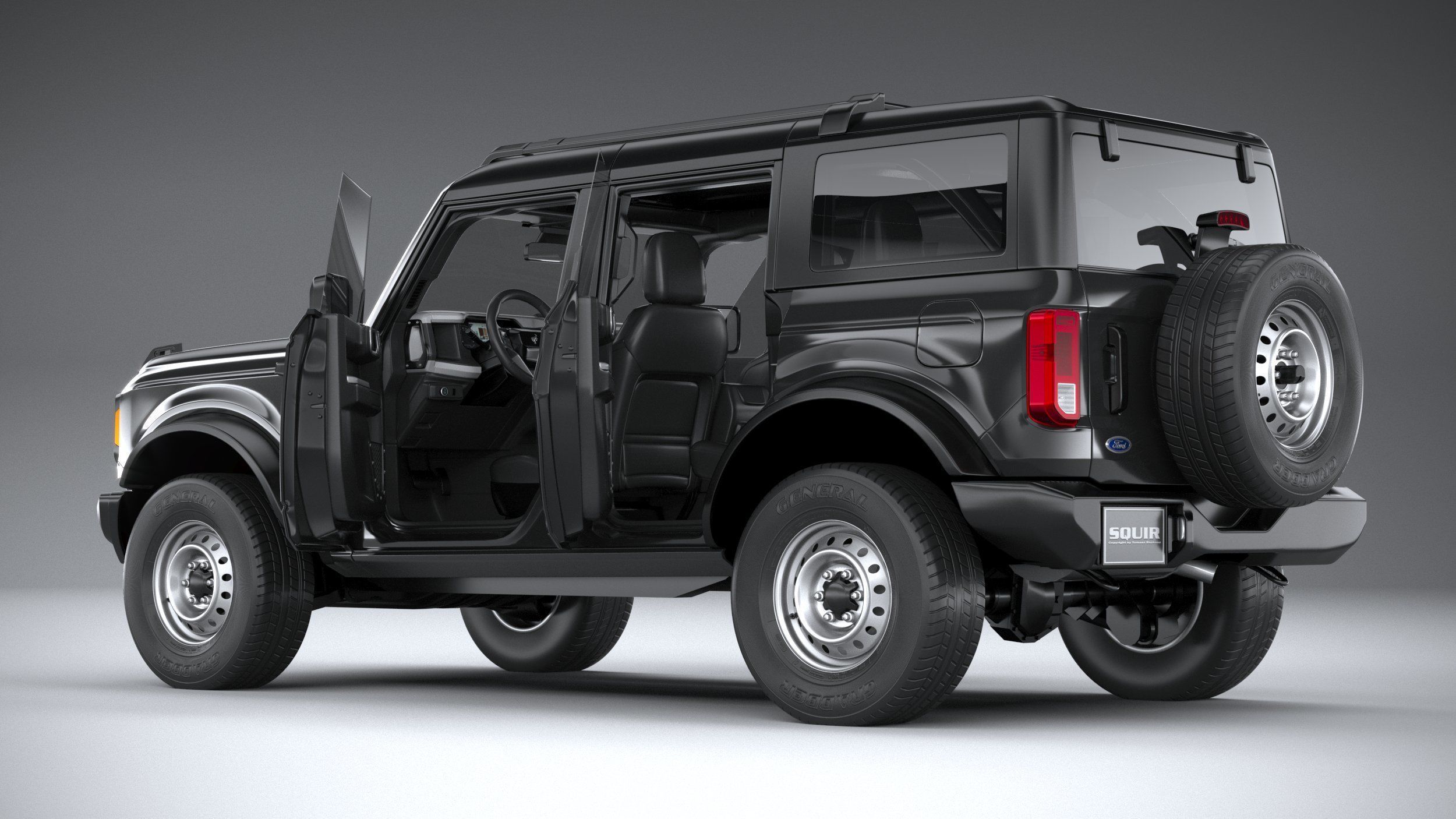 Bronco Base 4-Door 2021 3D model_22