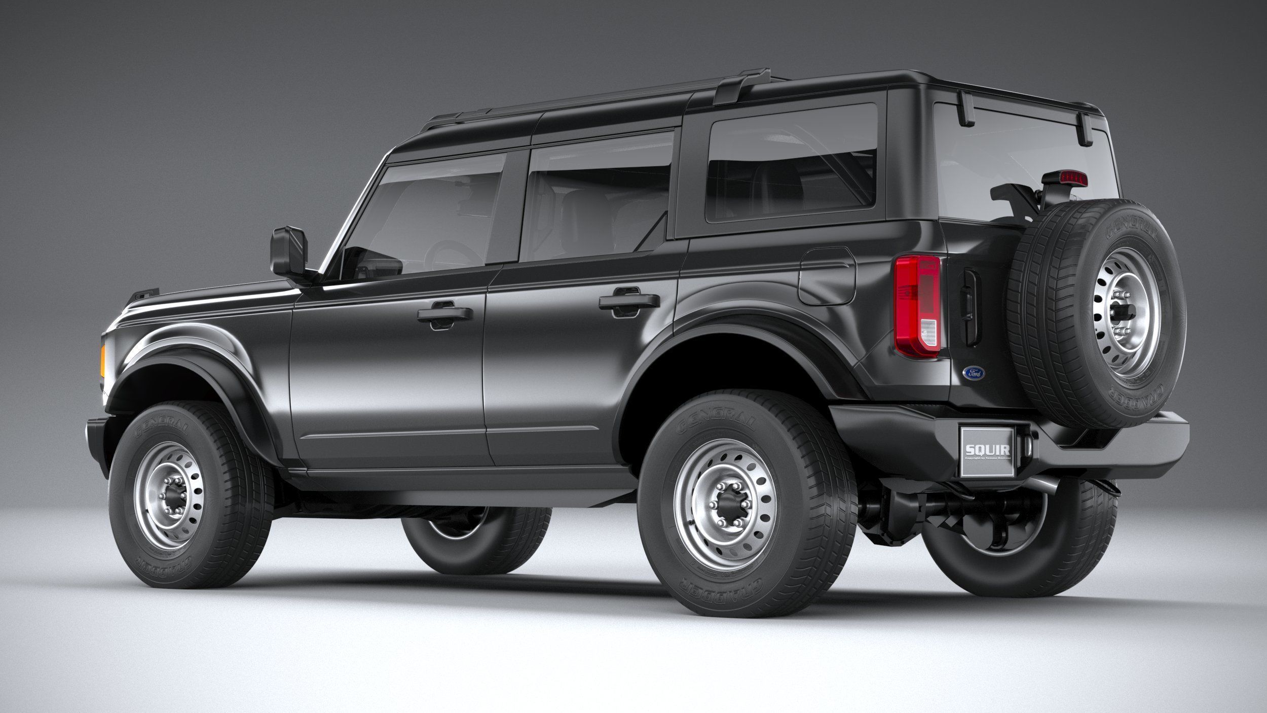 Bronco Base 4-Door 2021 3D model_5