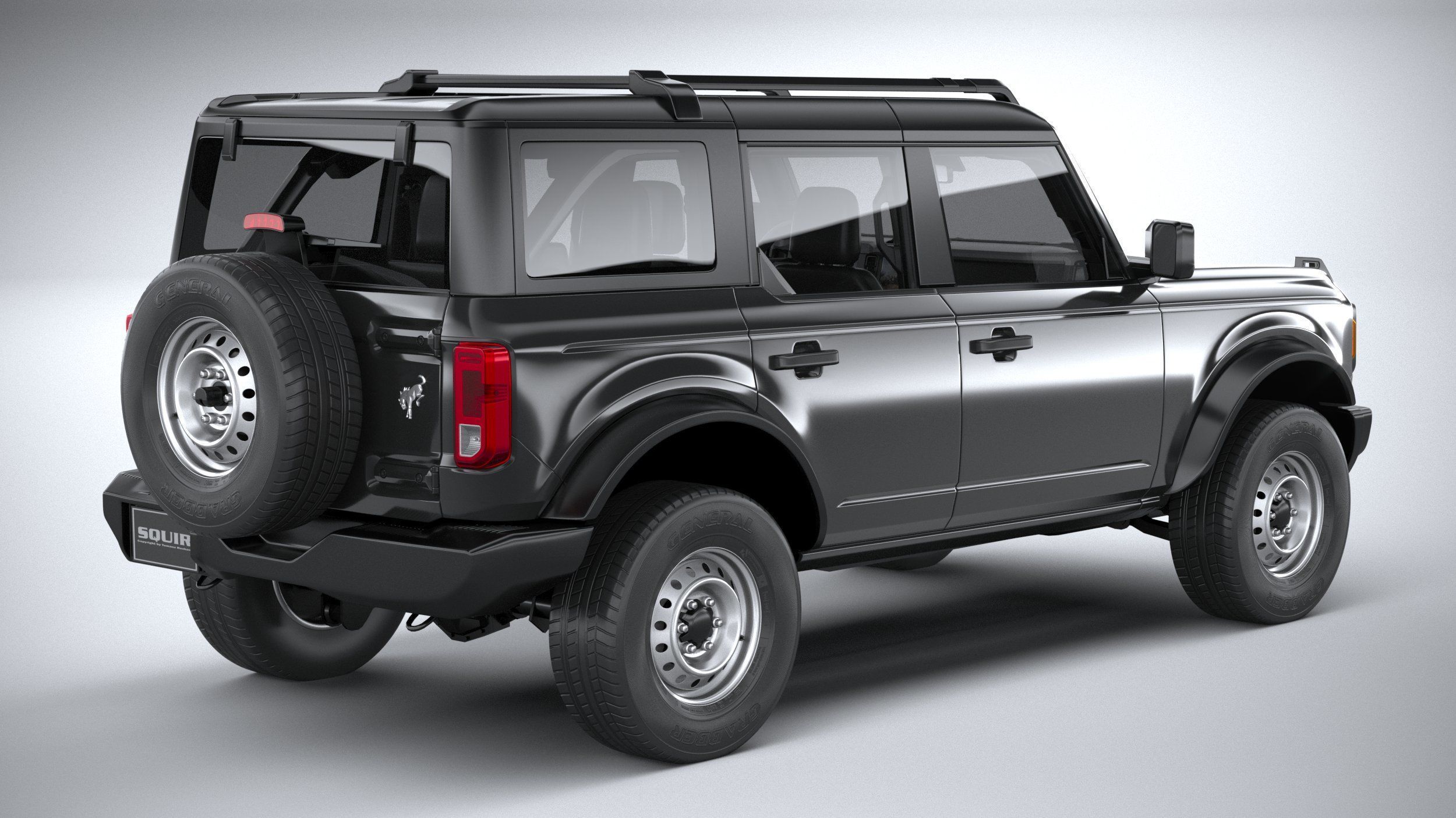 Bronco Base 4-Door 2021 3D model_17