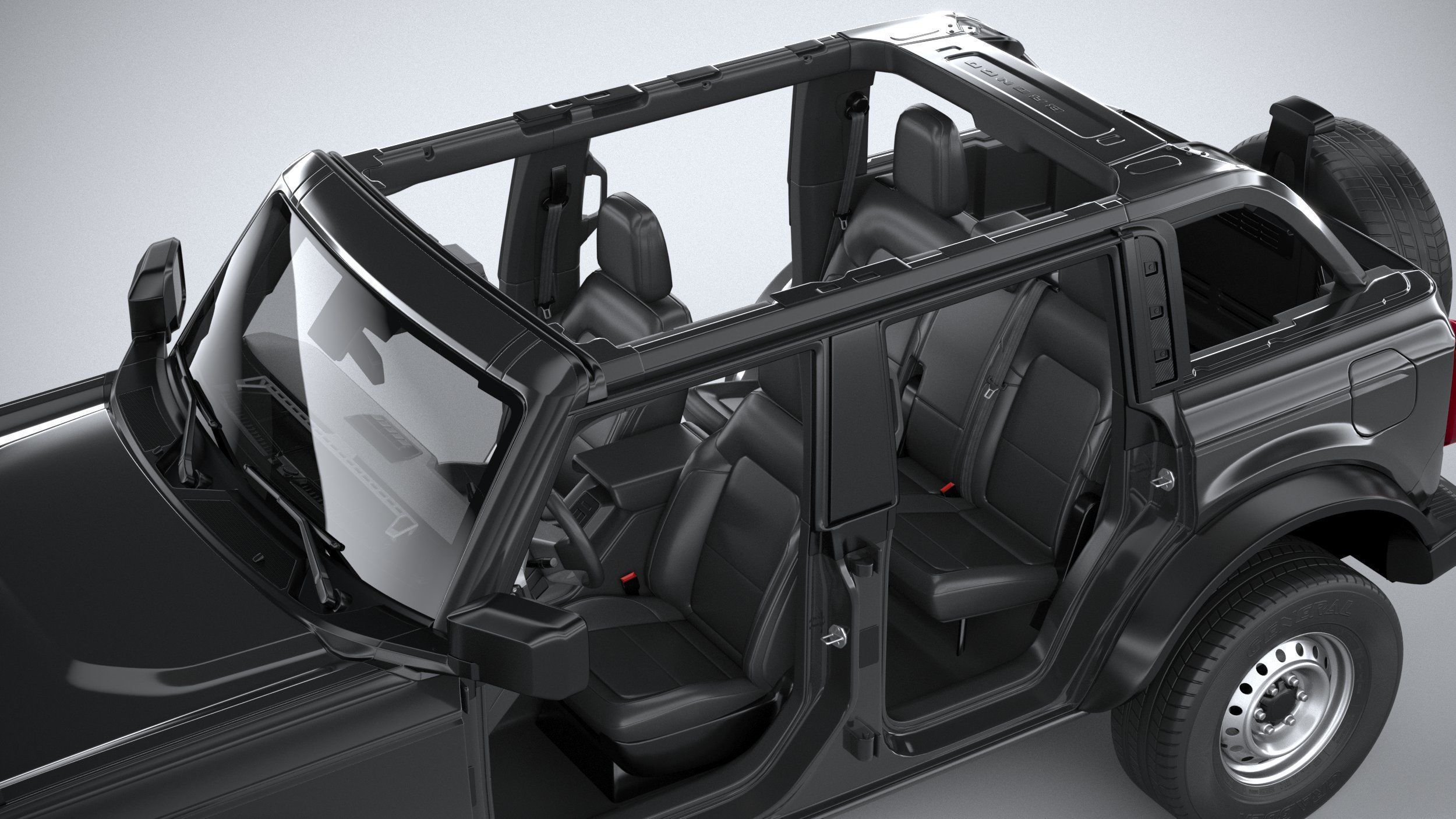 Bronco Base 4-Door 2021 3D model_37
