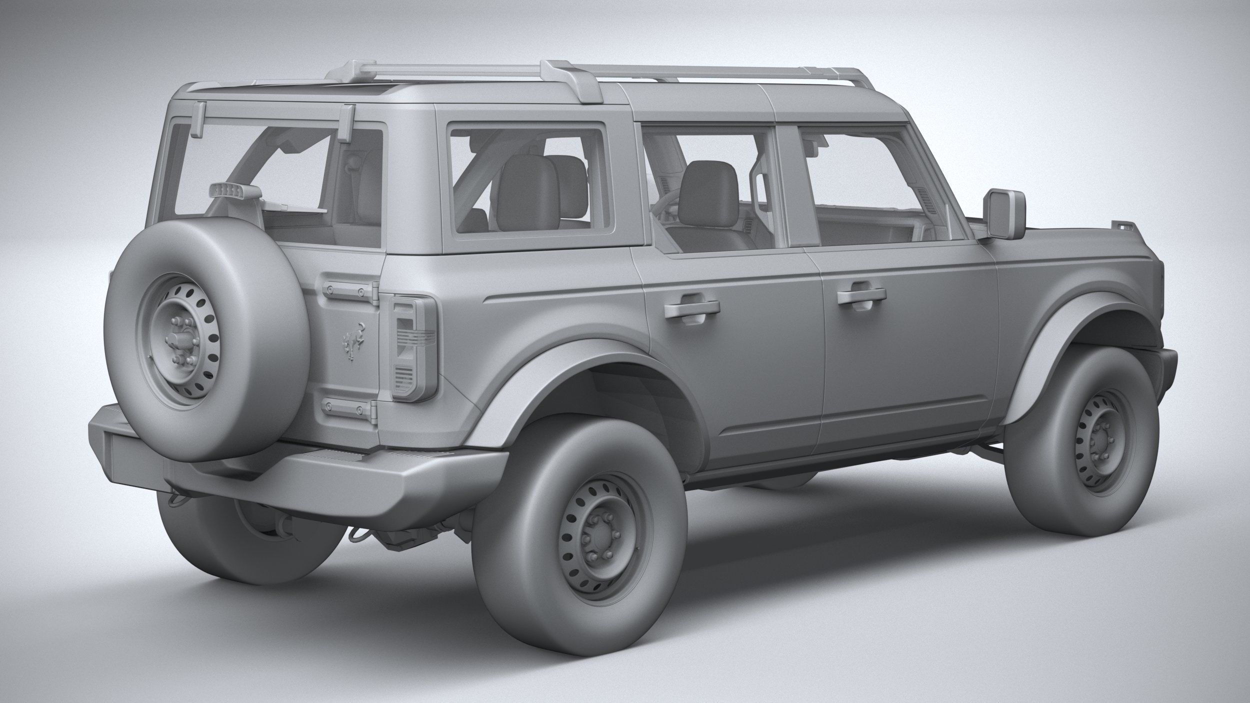 Bronco Base 4-Door 2021 3D model_31