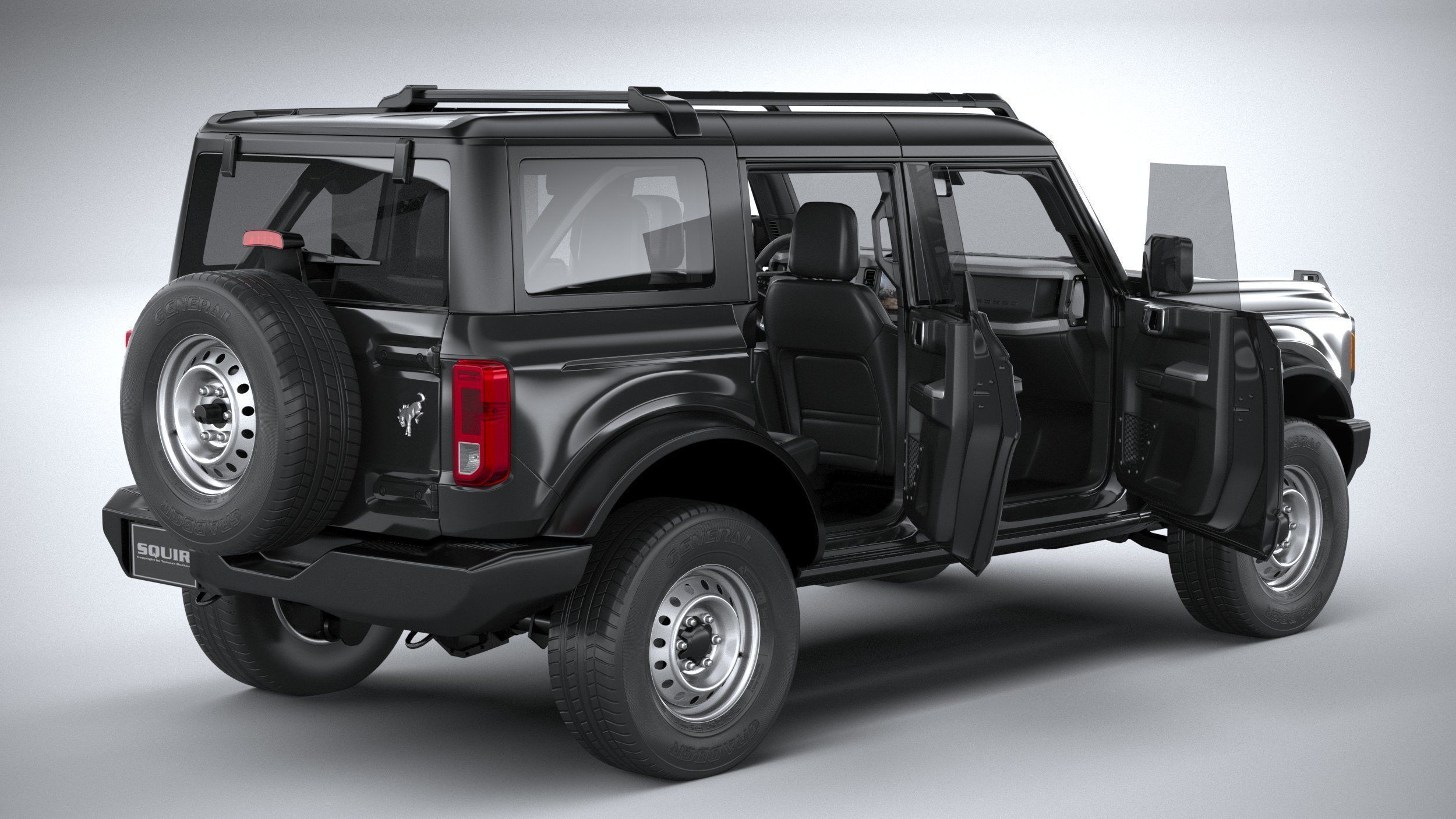 Bronco Base 4-Door 2021 3D model_24
