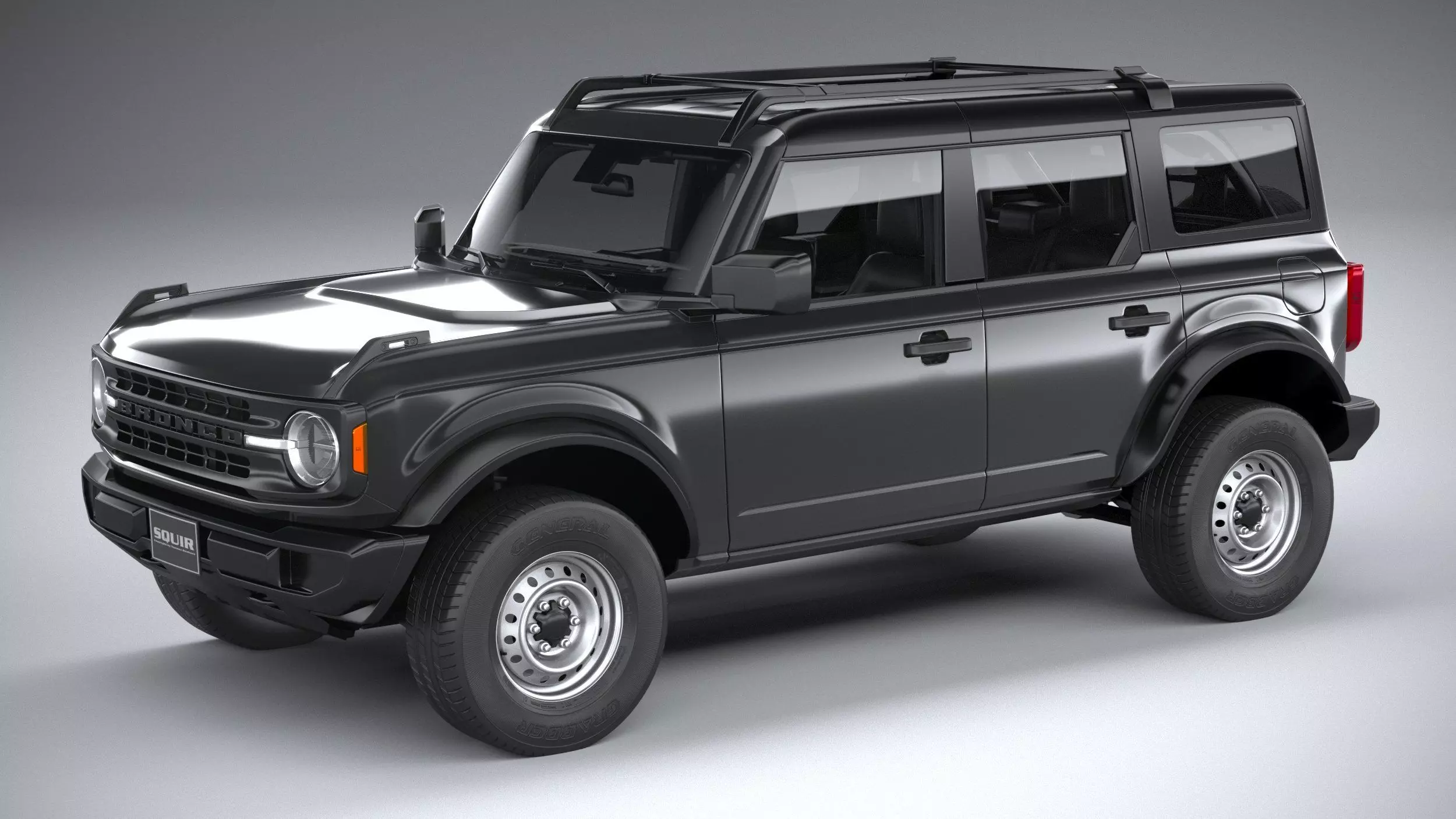 Bronco Base 4-Door 2021 3D model_0