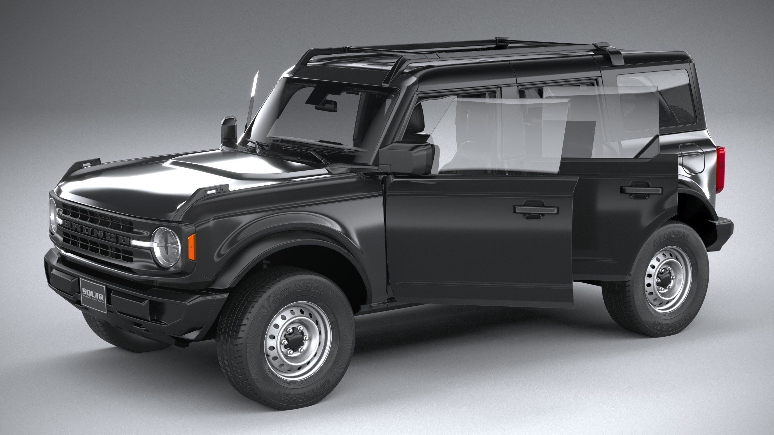 Bronco Base 4-Door 2021 3D model_19