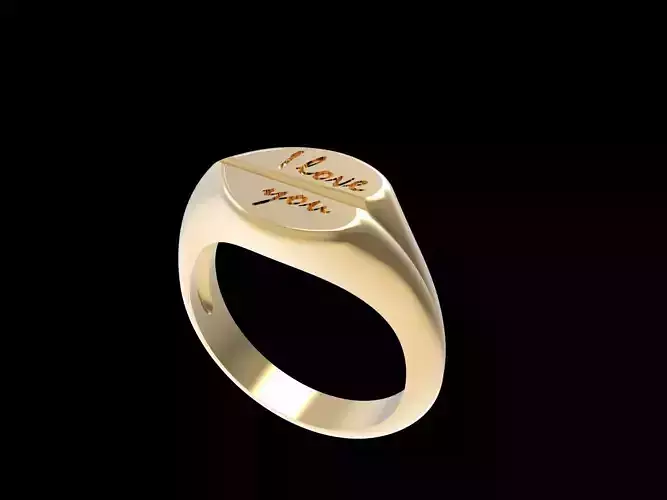 Heart Signet Ring