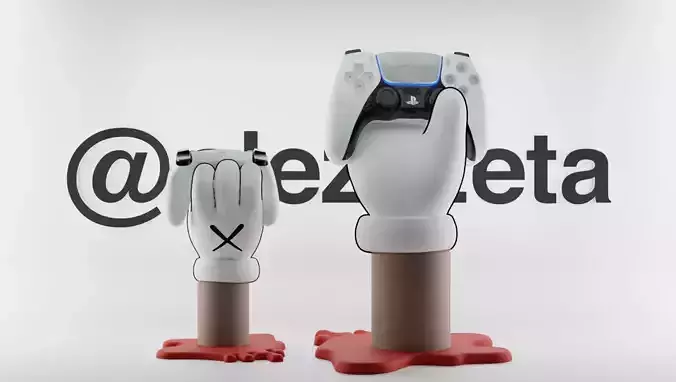 Kaws Companion Hand Controller Stand PS and Xbox for Print 3D print model