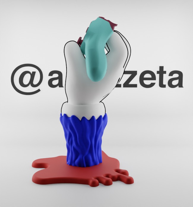 Kaws BFF Companion Hand Controller Stand PS and Xbox for Print 3D print model_24