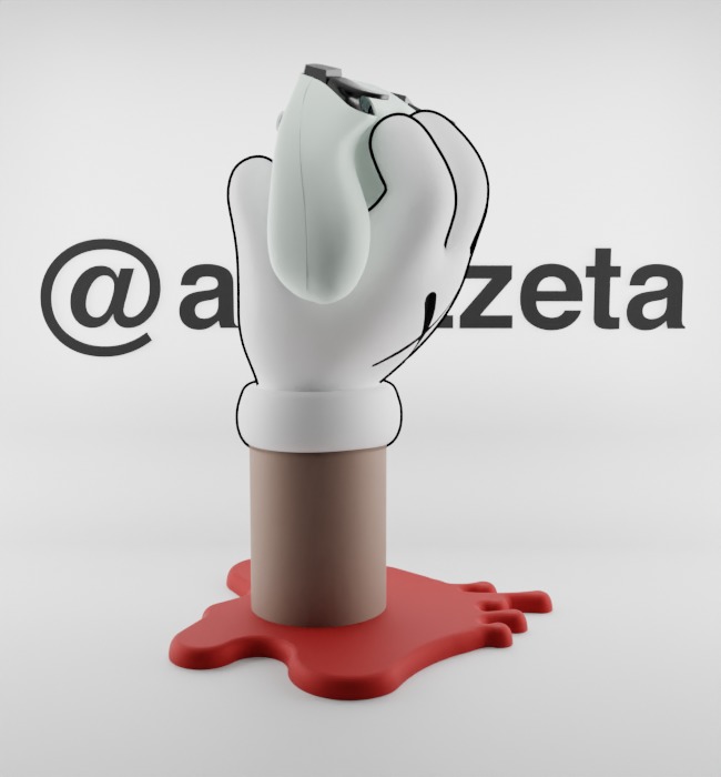 Kaws BFF Companion Hand Controller Stand PS and Xbox for Print 3D print model_7