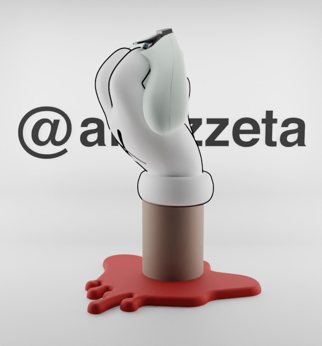 Kaws BFF Companion Hand Controller Stand PS and Xbox for Print 3D print model_14