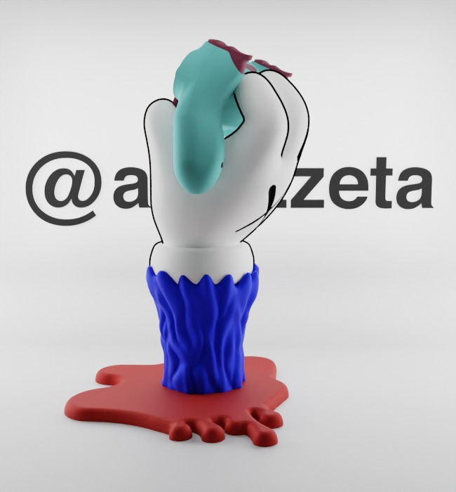 Kaws BFF Companion Hand Controller Stand PS and Xbox for Print 3D print model_25