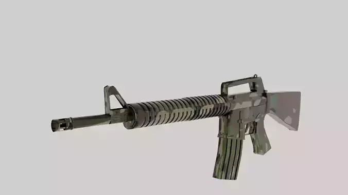 cartoonish M16
