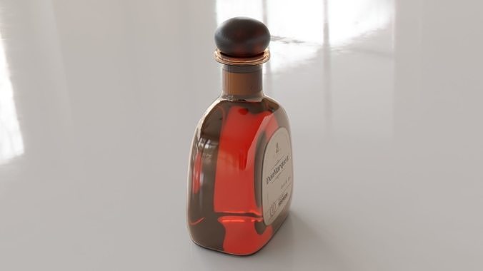 Tequila Bottle 01 3D model 7