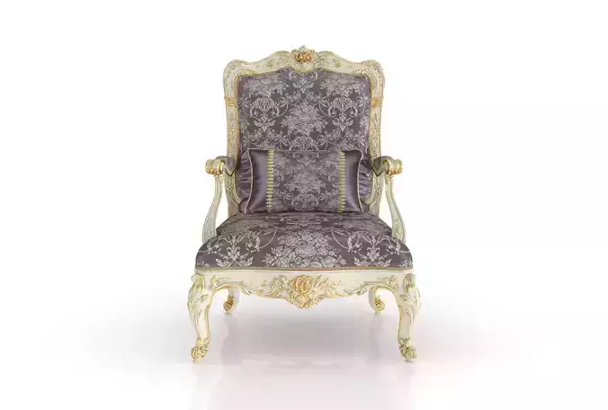 Dutch brown cream armchair by Modenese