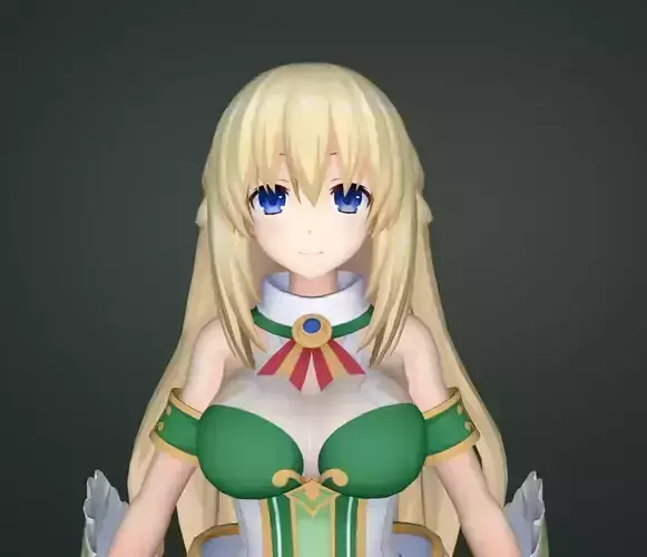 vert girl 3D model