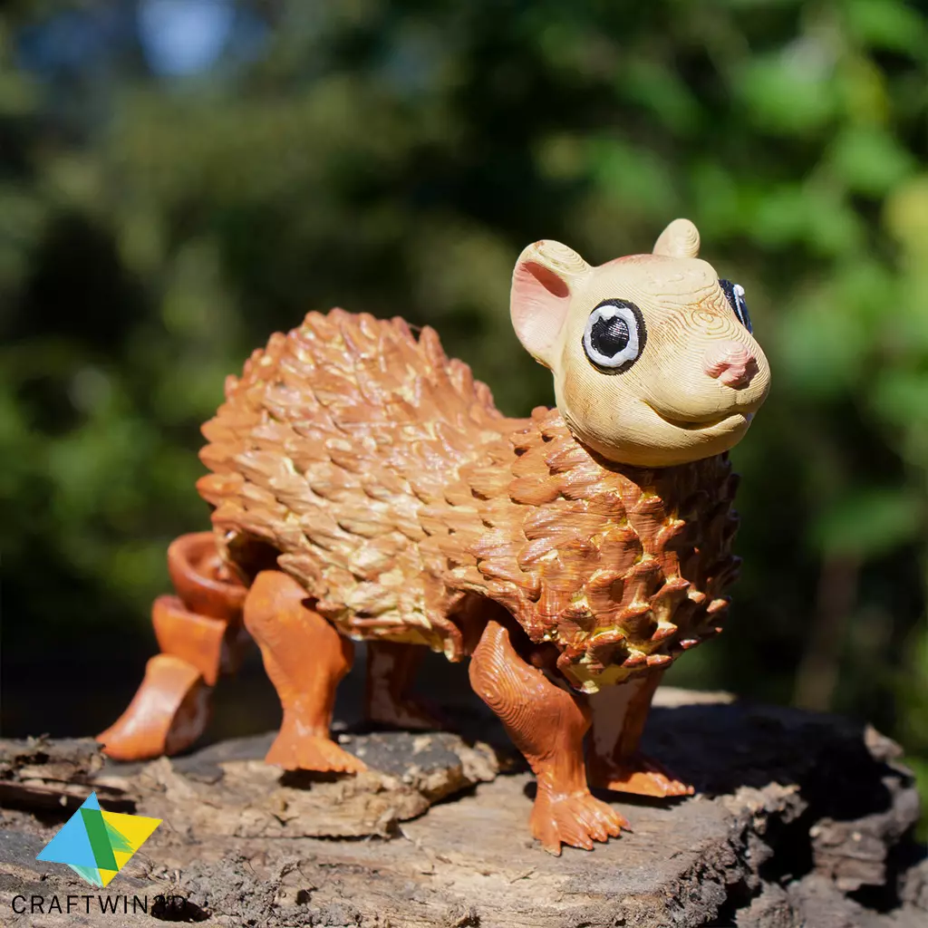 Flexy Ferret 3D print model