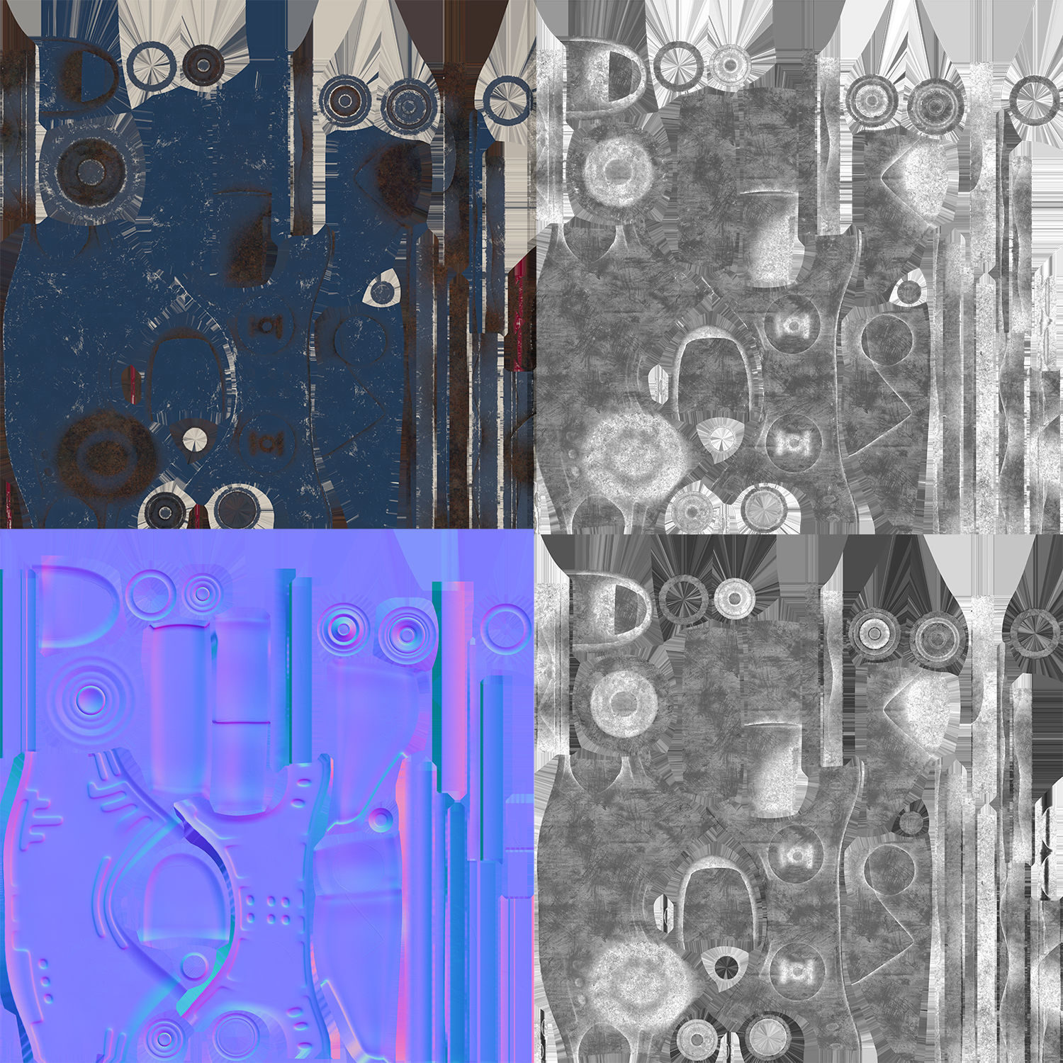 Sci-Fi Boots Low-poly 3D model_6