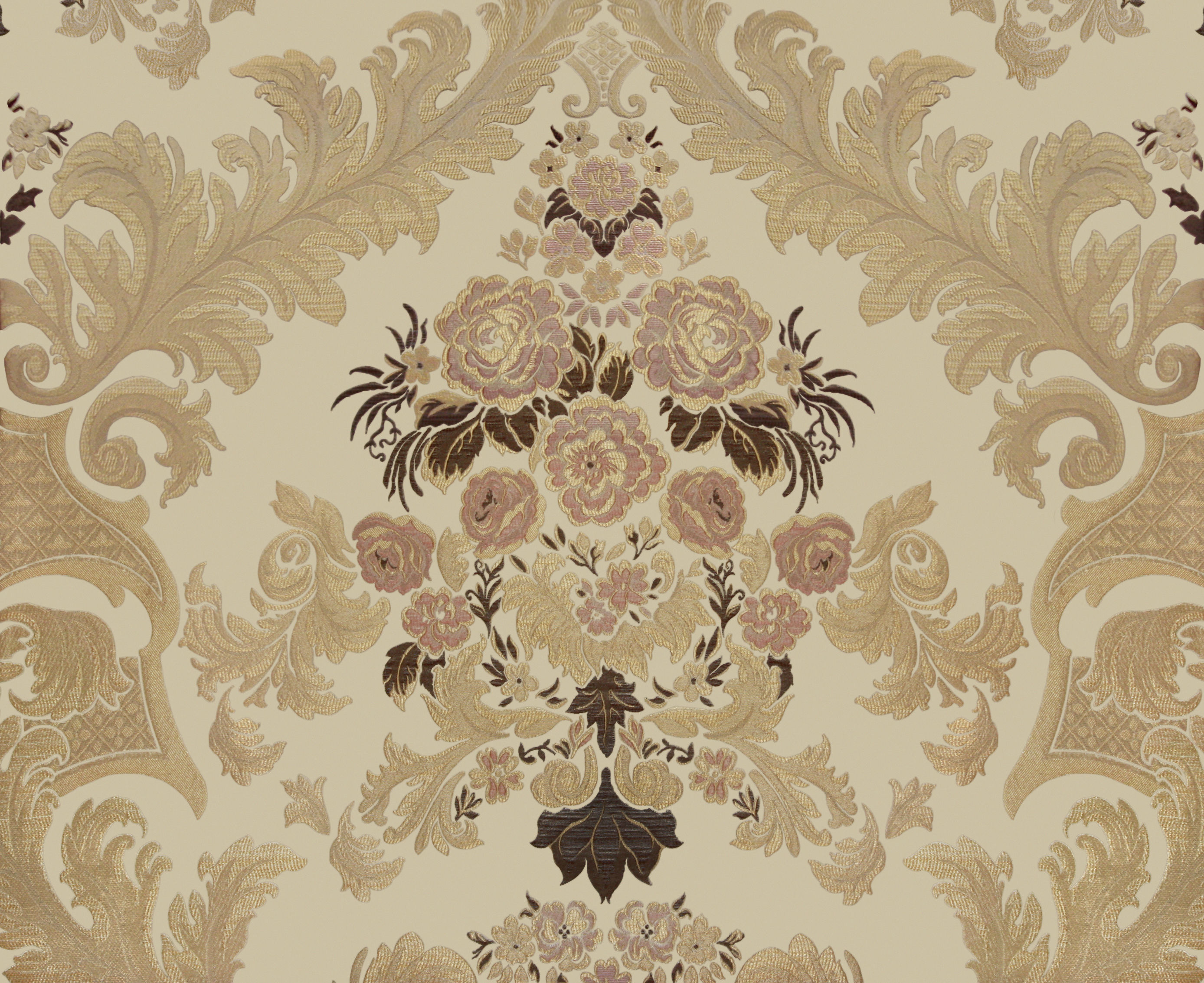 Baroque upholstered armchair by Modenese 3D model_4