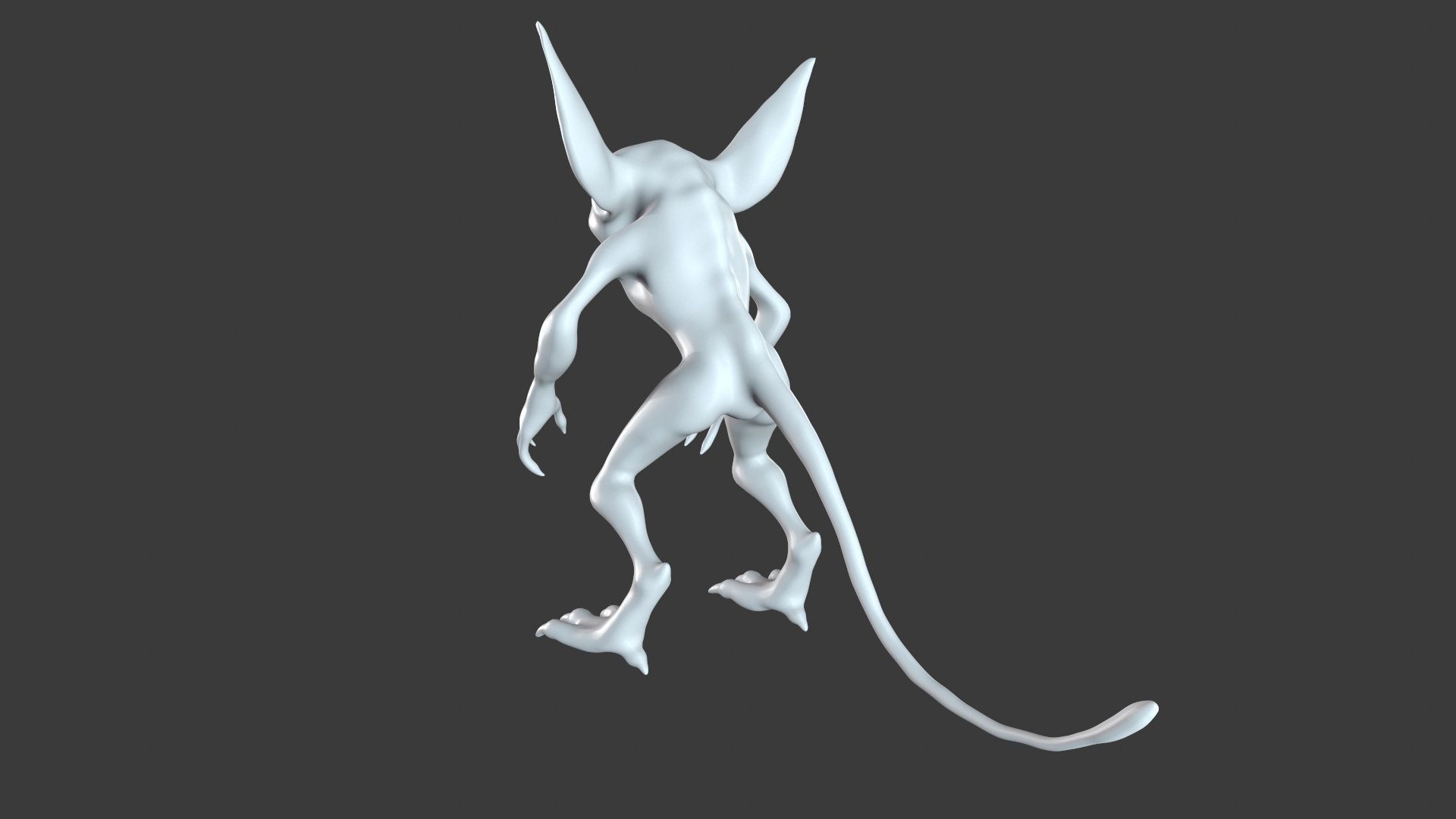 Goblin Character Base Mesh Set 3D model_21