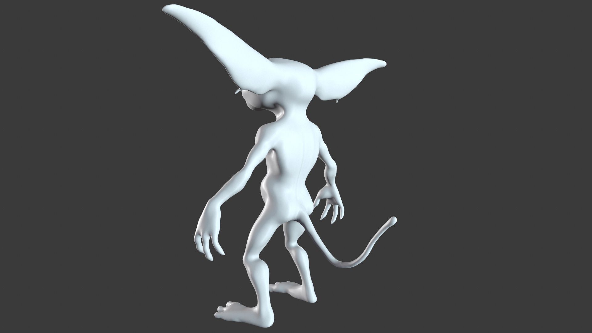 Goblin Character Base Mesh Set 3D model_91