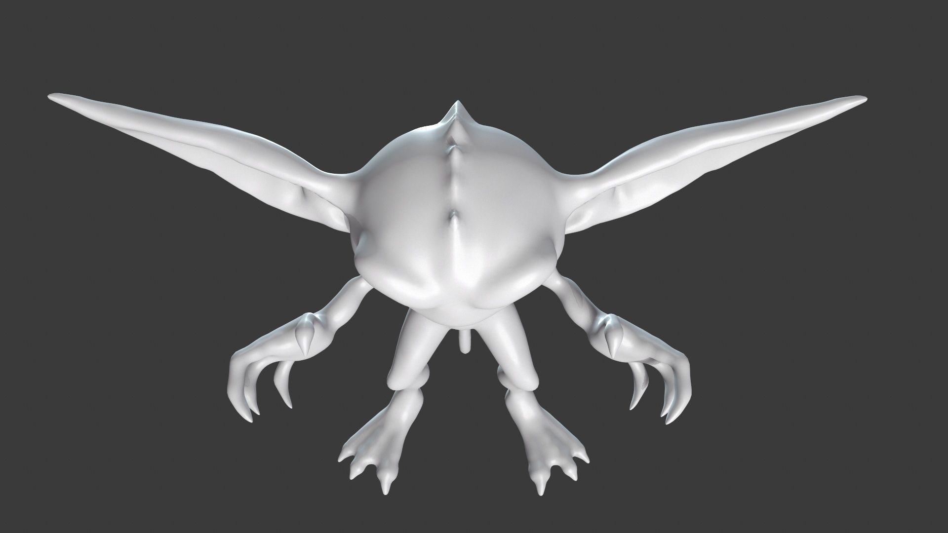 Goblin Character Base Mesh Set 3D model_41