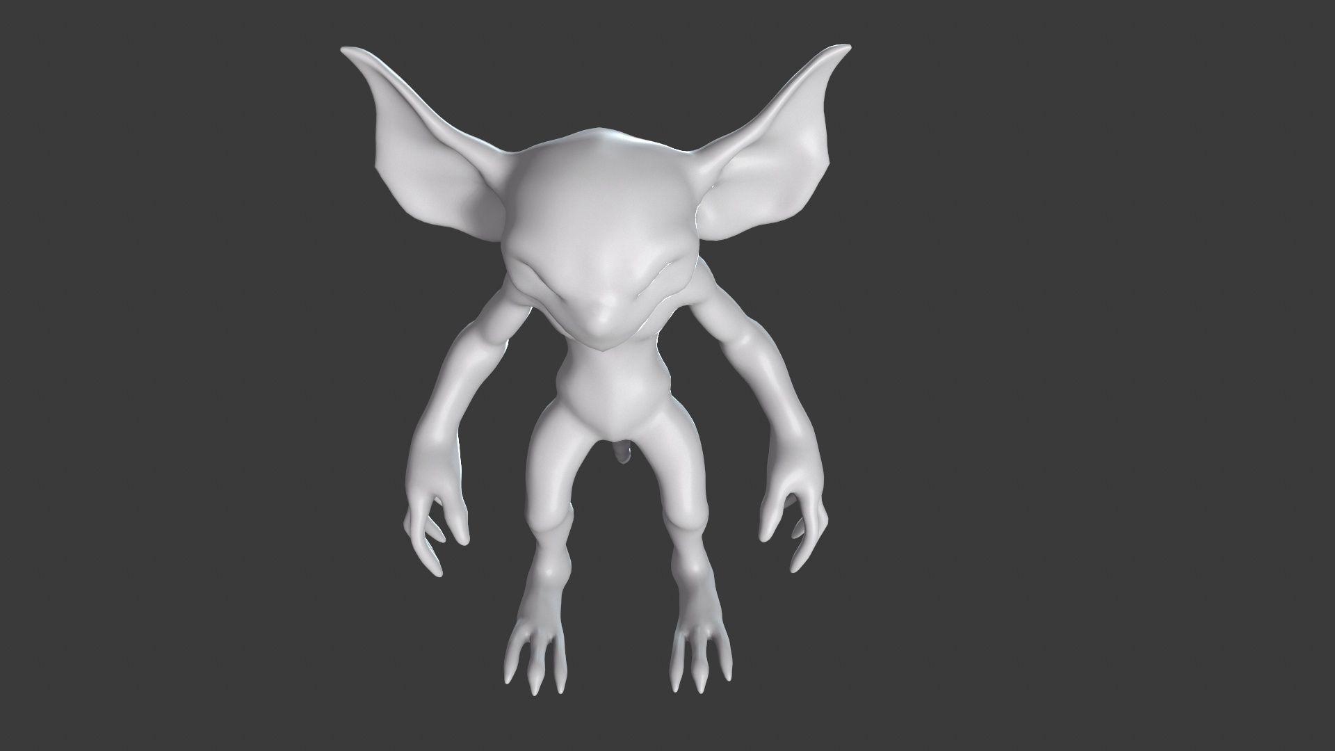 Goblin Character Base Mesh Set 3D model_68