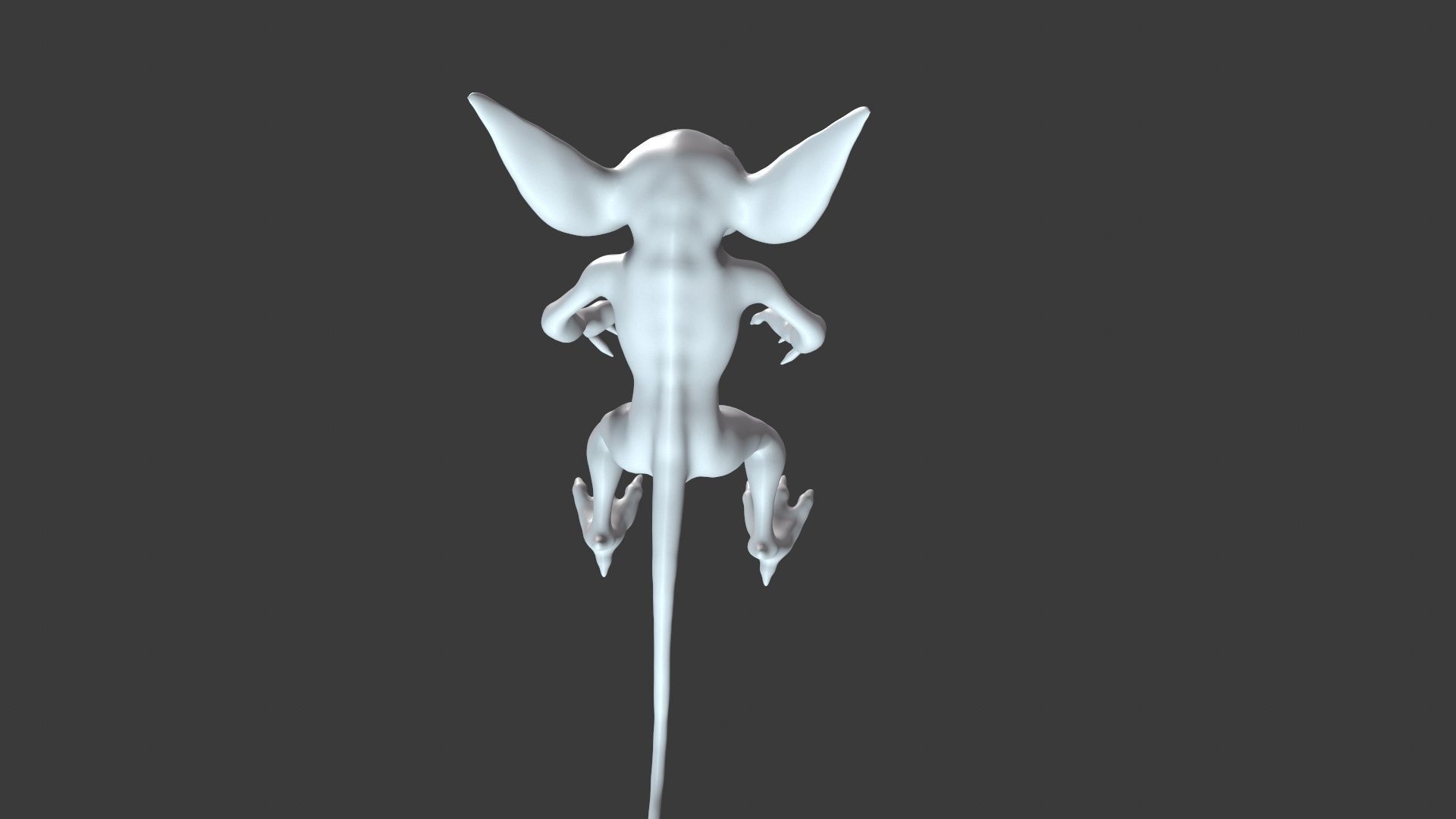 Goblin Character Base Mesh Set 3D model_22