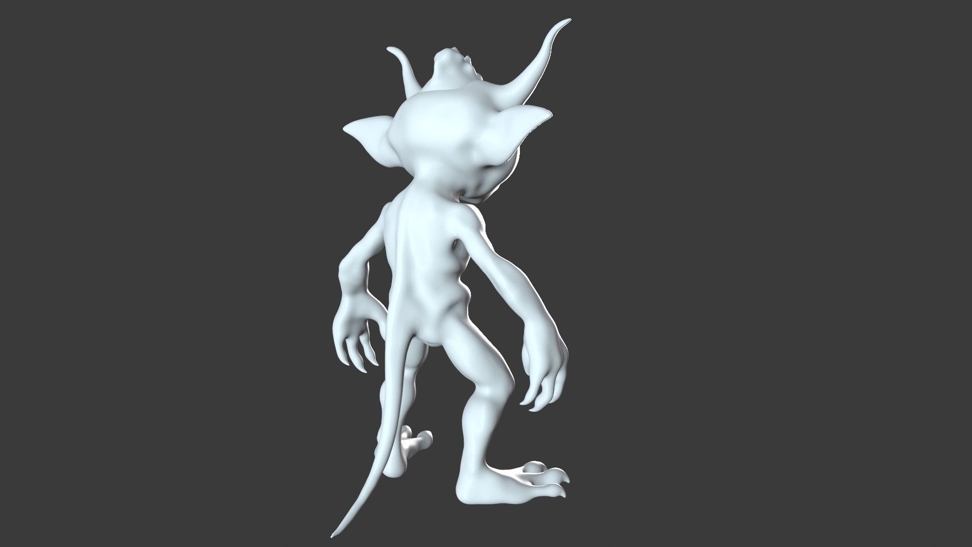 Goblin Character Base Mesh Set 3D model_51